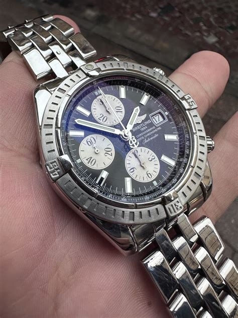 breitling quartz chronomat a13356|breitling a13356 full set.